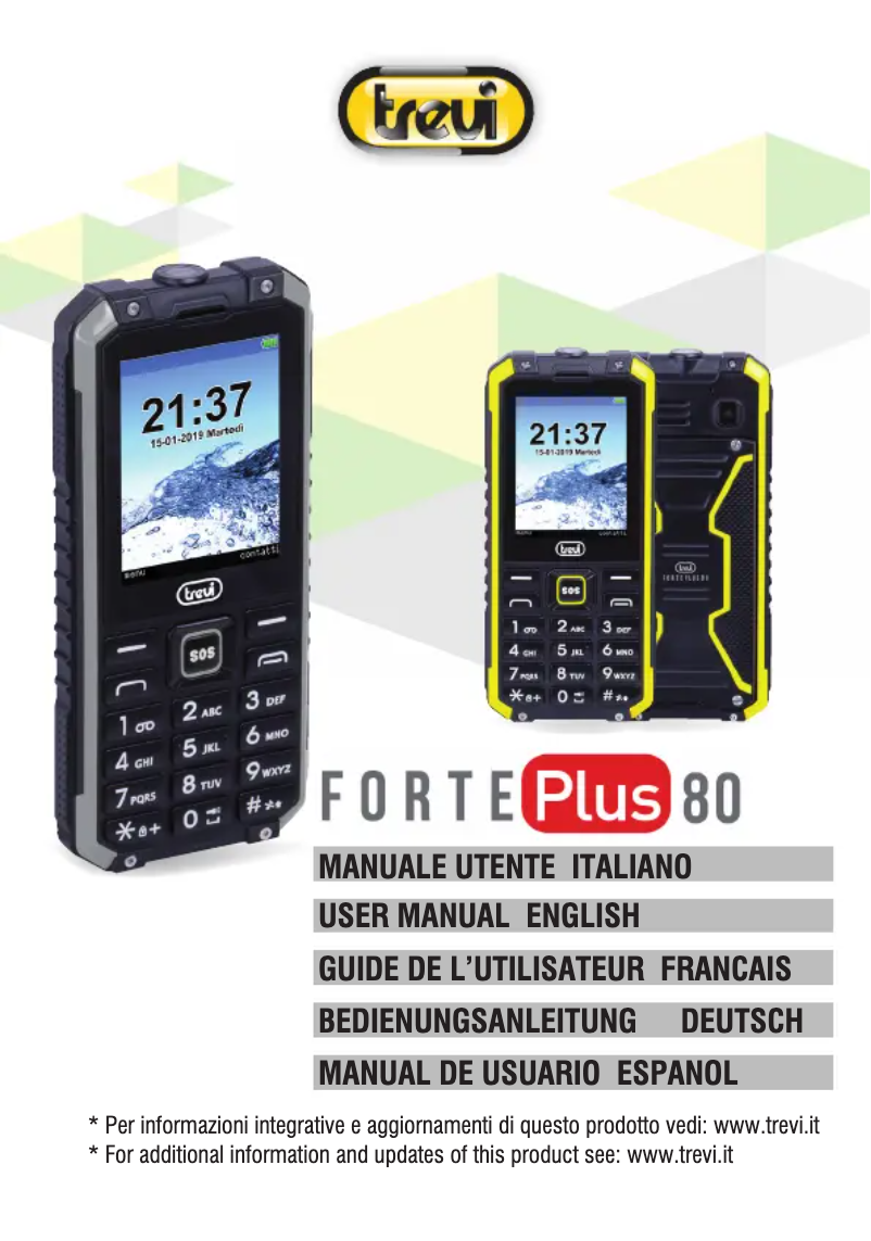 Image de la première page du manuel de l'appareil FORTE Plus 80