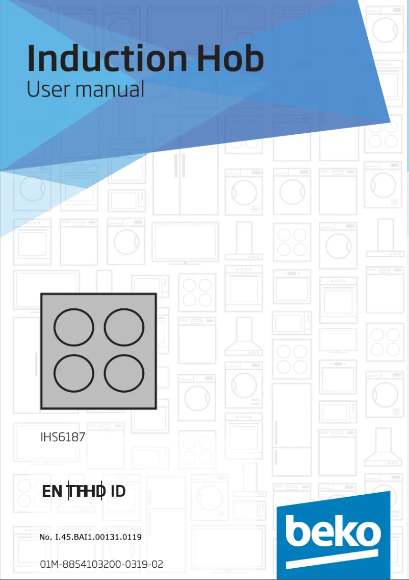 Page n°1 - Manuel utilisateur Beko IHS6187