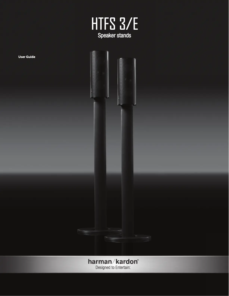 Page 1 de la notice Manuel utilisateur Harman Kardon HTFS 3WQ/E