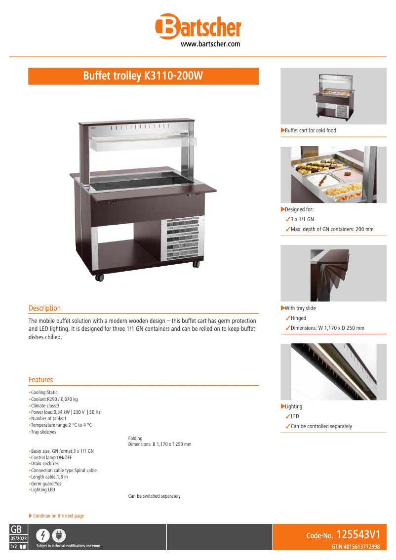 Image de la première page du manuel de l'appareil K3110-200W