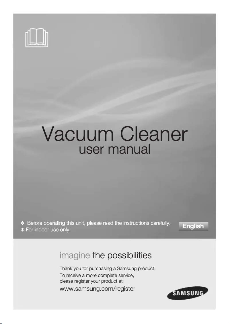 Page 1 de la notice Manuel utilisateur Samsung SC5630