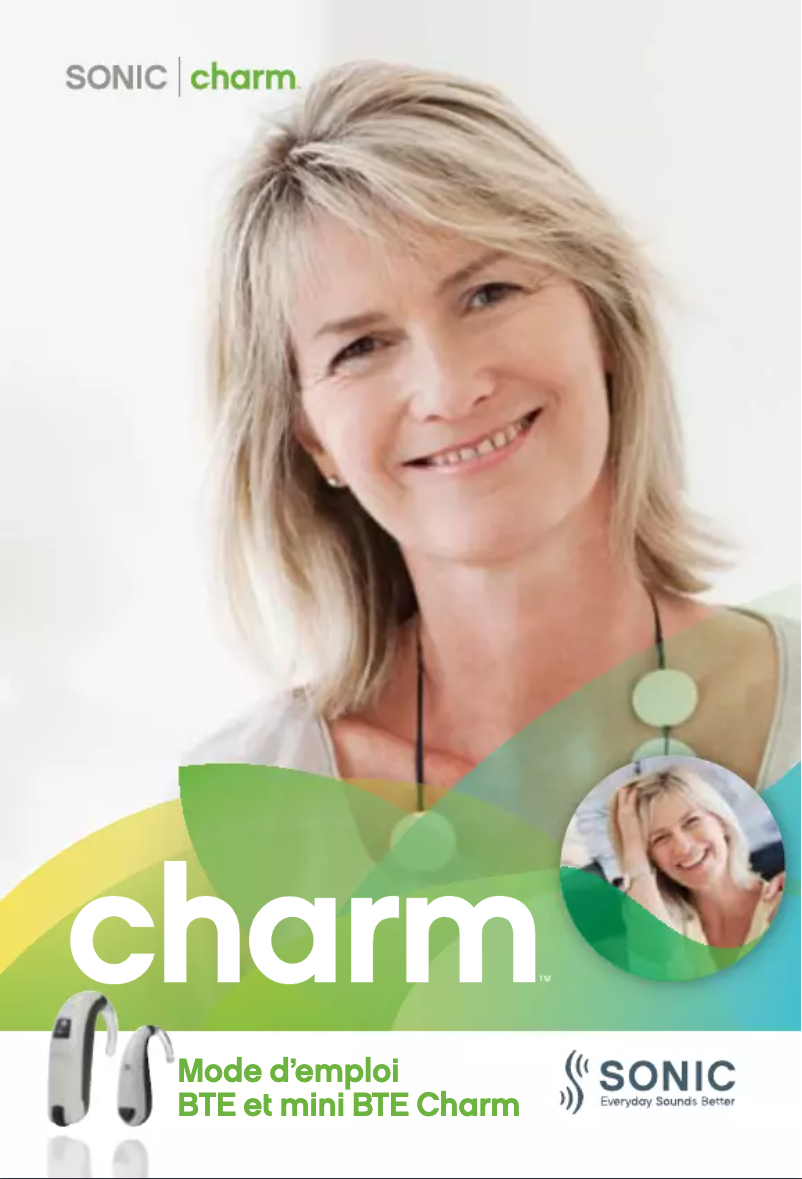 Page 1 de la notice Manuel utilisateur Sonic CH60 BTE