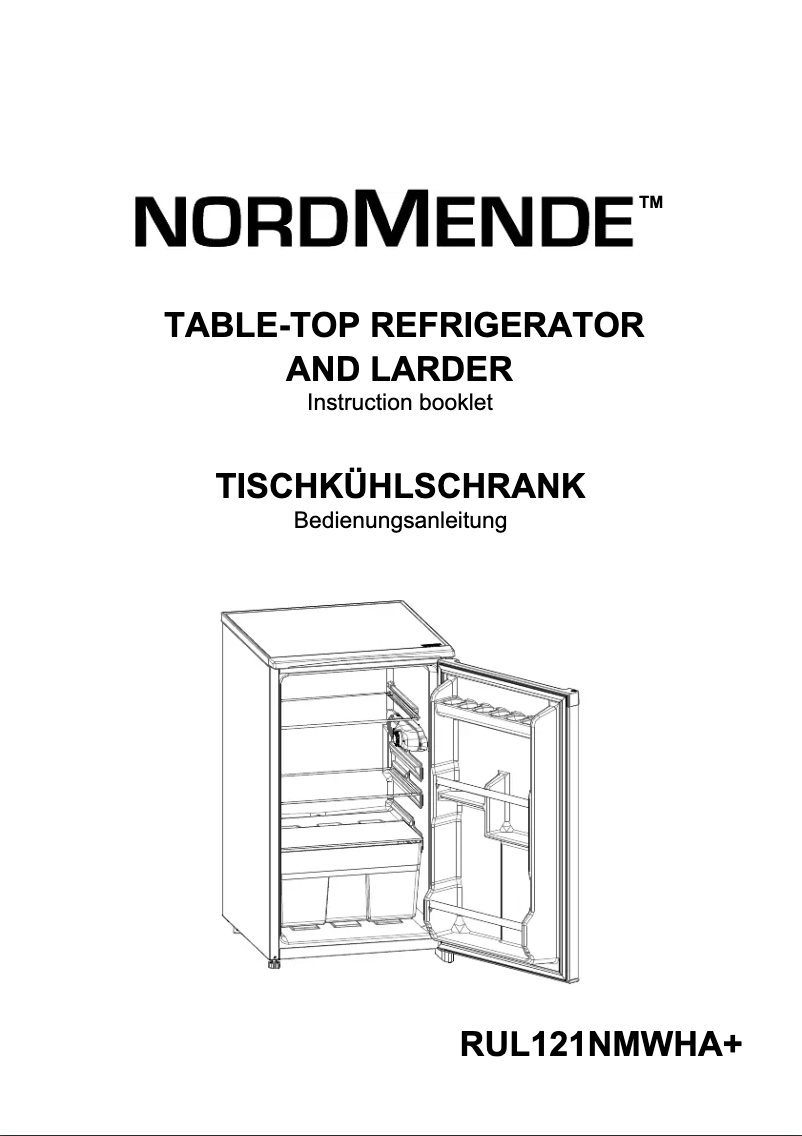 Page 1 de la notice Manuel utilisateur Nordmende RUL121NMWHAPLUS