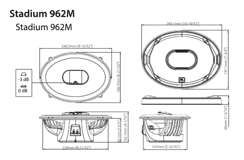 Page 1 de la notice Manuel utilisateur JBL Stadium 962M