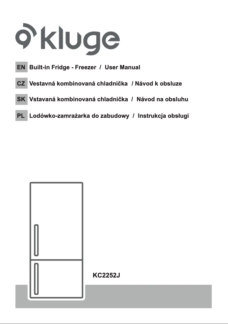 Image de la première page du manuel de l'appareil KC2252J