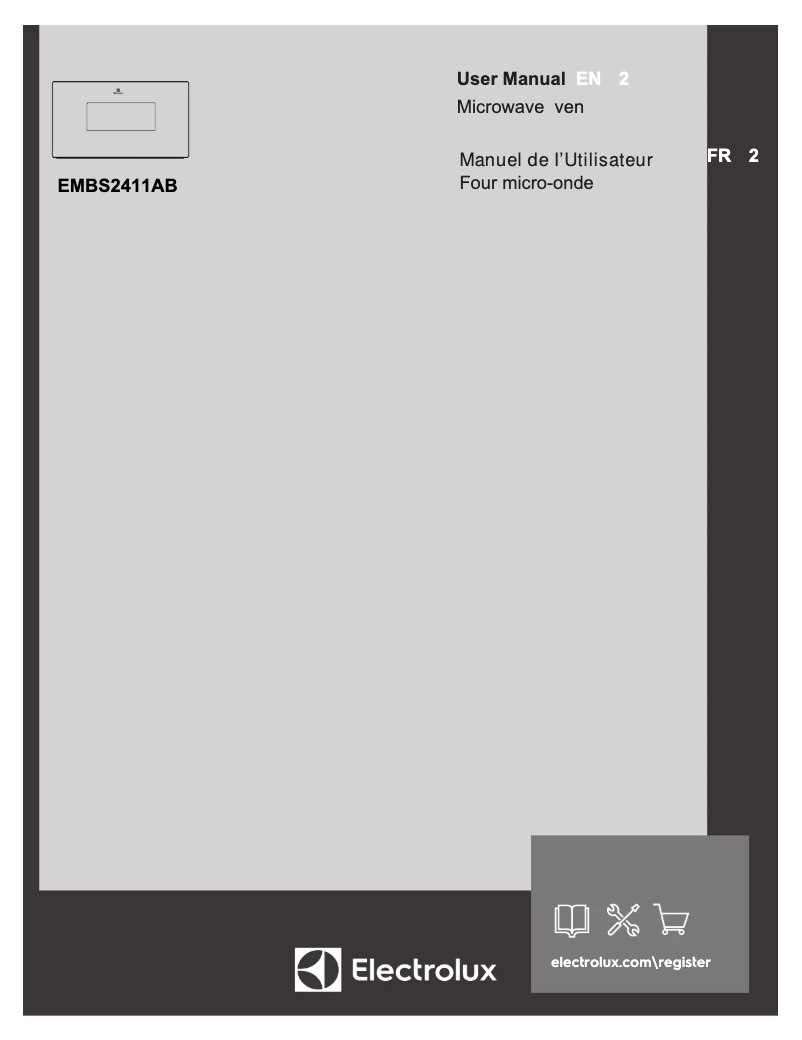 Page n°1 - Manuel utilisateur Electrolux EMBS2411AB