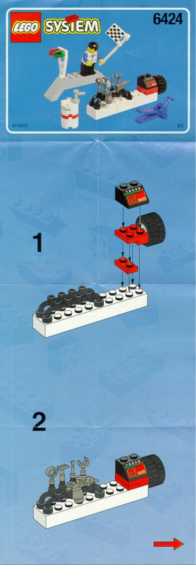 Page 1 de la notice Manuel utilisateur Lego Truck Race