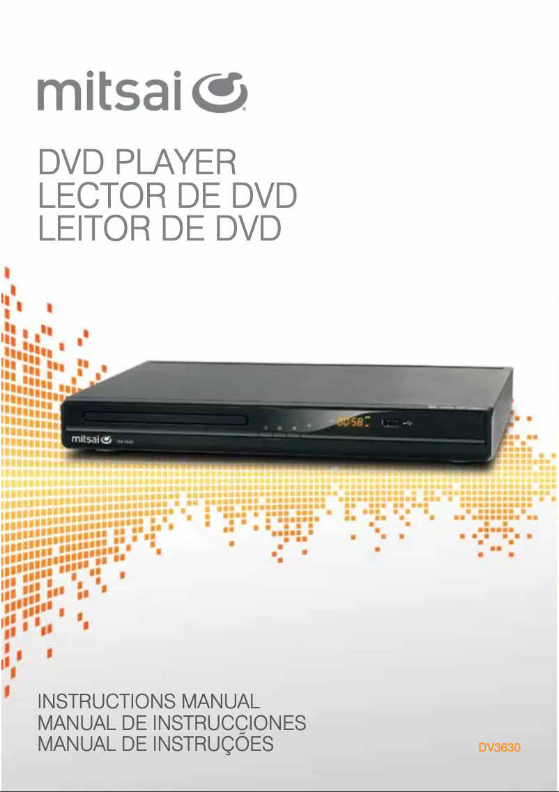 Image de la première page du manuel de l'appareil DV3630