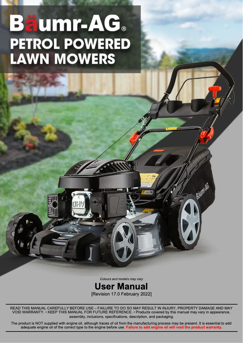 Page 1 de la notice Manuel utilisateur Baumr-AG 720SX