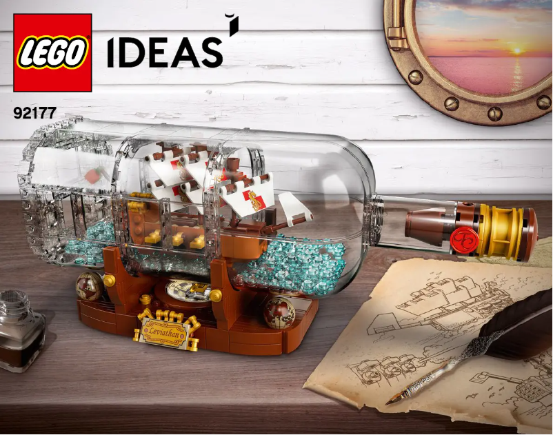 Page 1 de la notice Manuel utilisateur Lego Ideas 92177