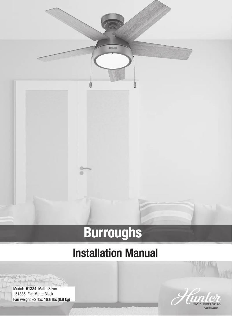 Página 1 del manual Manual de usuario Hunter Burroughs