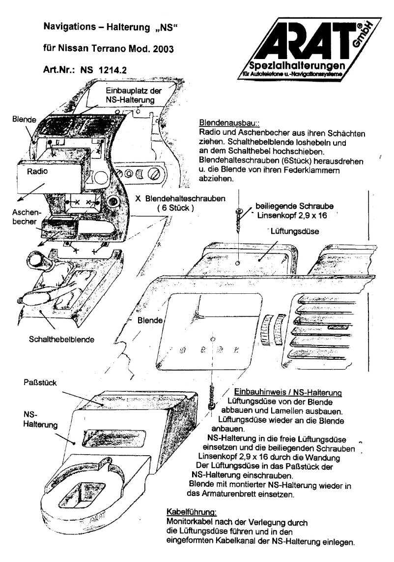 Image de la première page du manuel de l'appareil NS1214.2