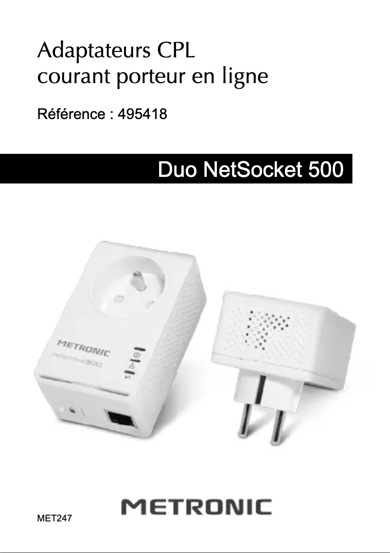 Página 1 del manual Manual de usuario Metronic MET247