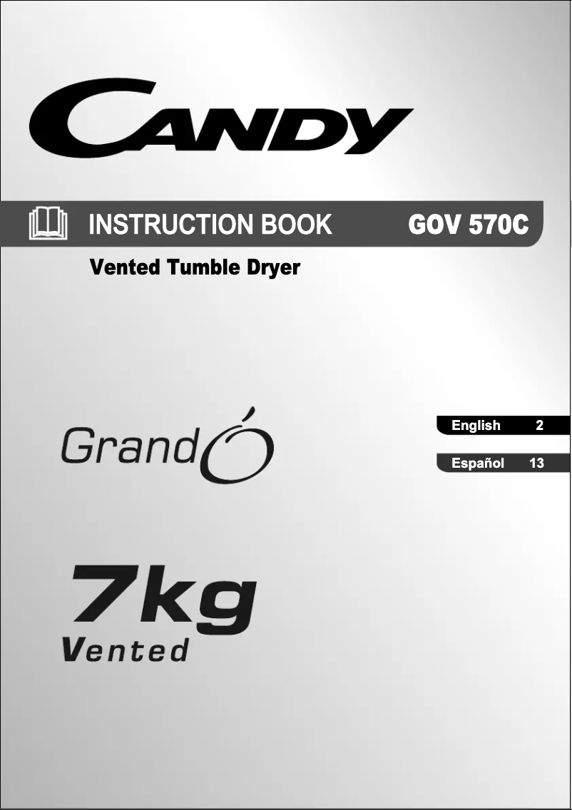 Image de la première page du manuel de l'appareil GOV 570C-S