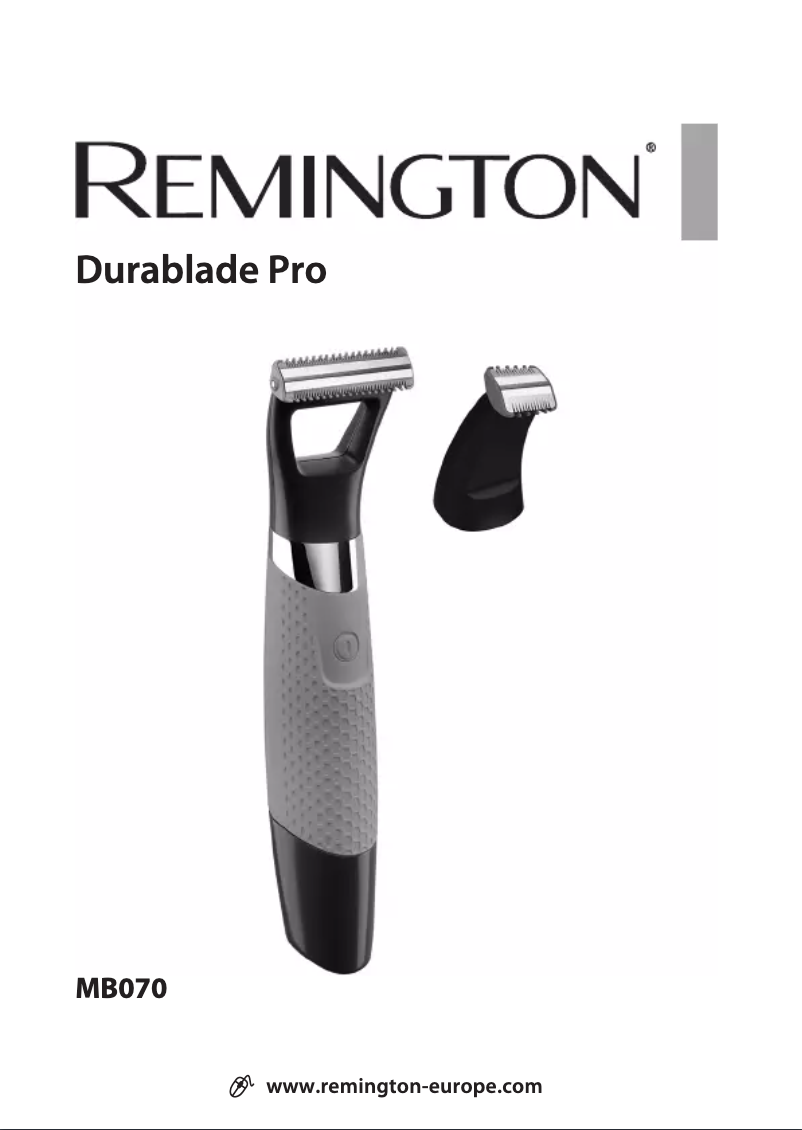 Page 1 de la notice Manuel utilisateur Remington DuraBlade Pro MB070