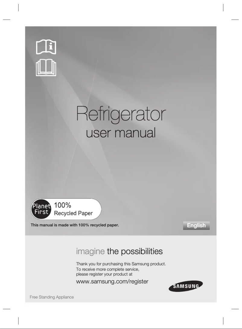 Page n°1 - Manuel utilisateur Samsung RL44ECTB