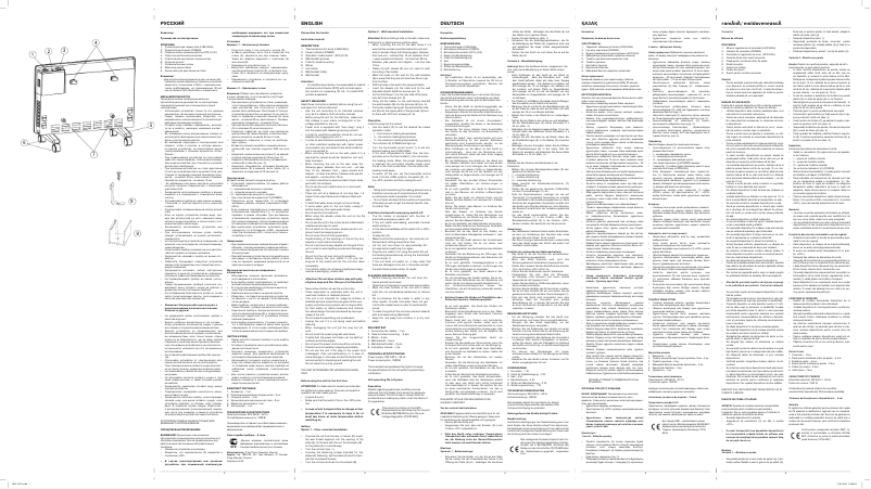 Page n°1 - Manuel utilisateur Maxwell MW-3472 W