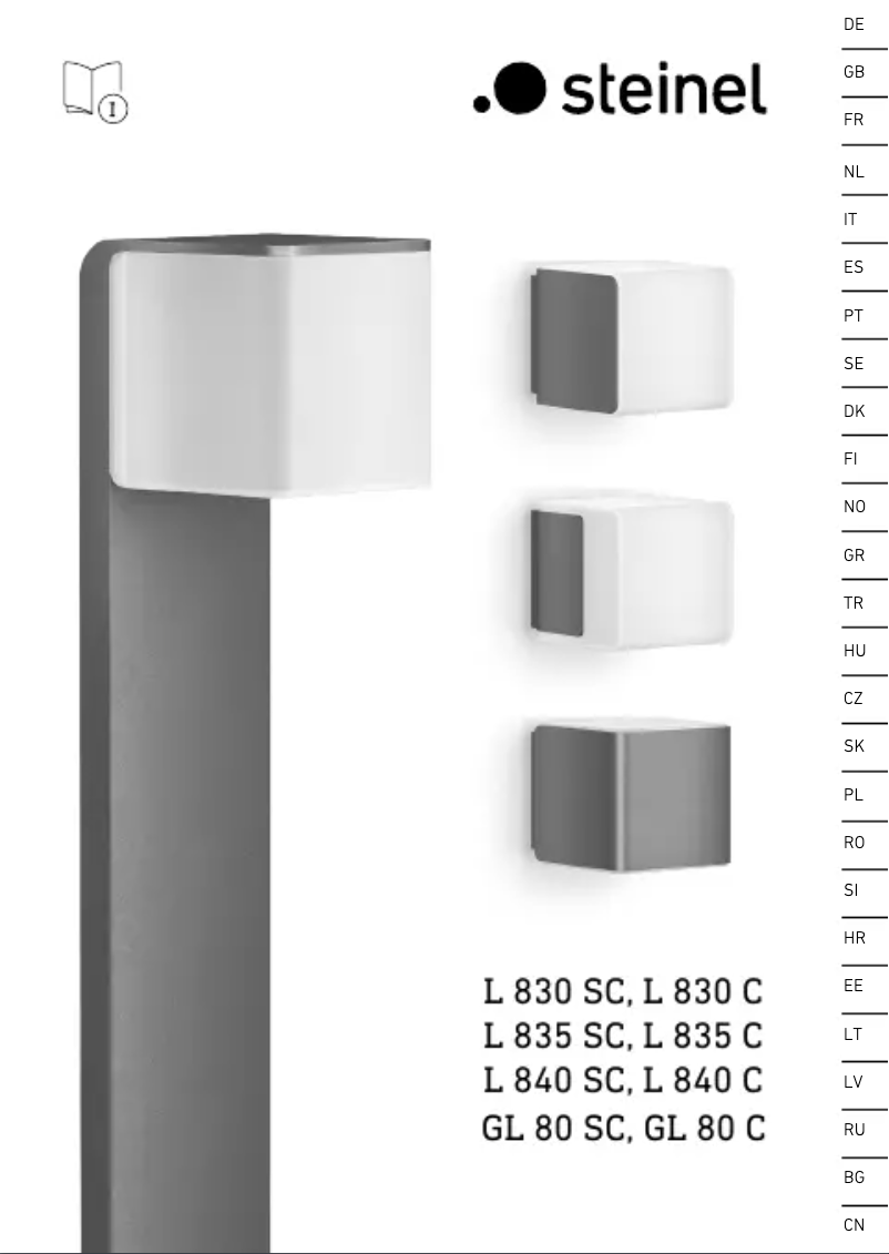 Image de la première page du manuel de l'appareil L 840 LED iHF