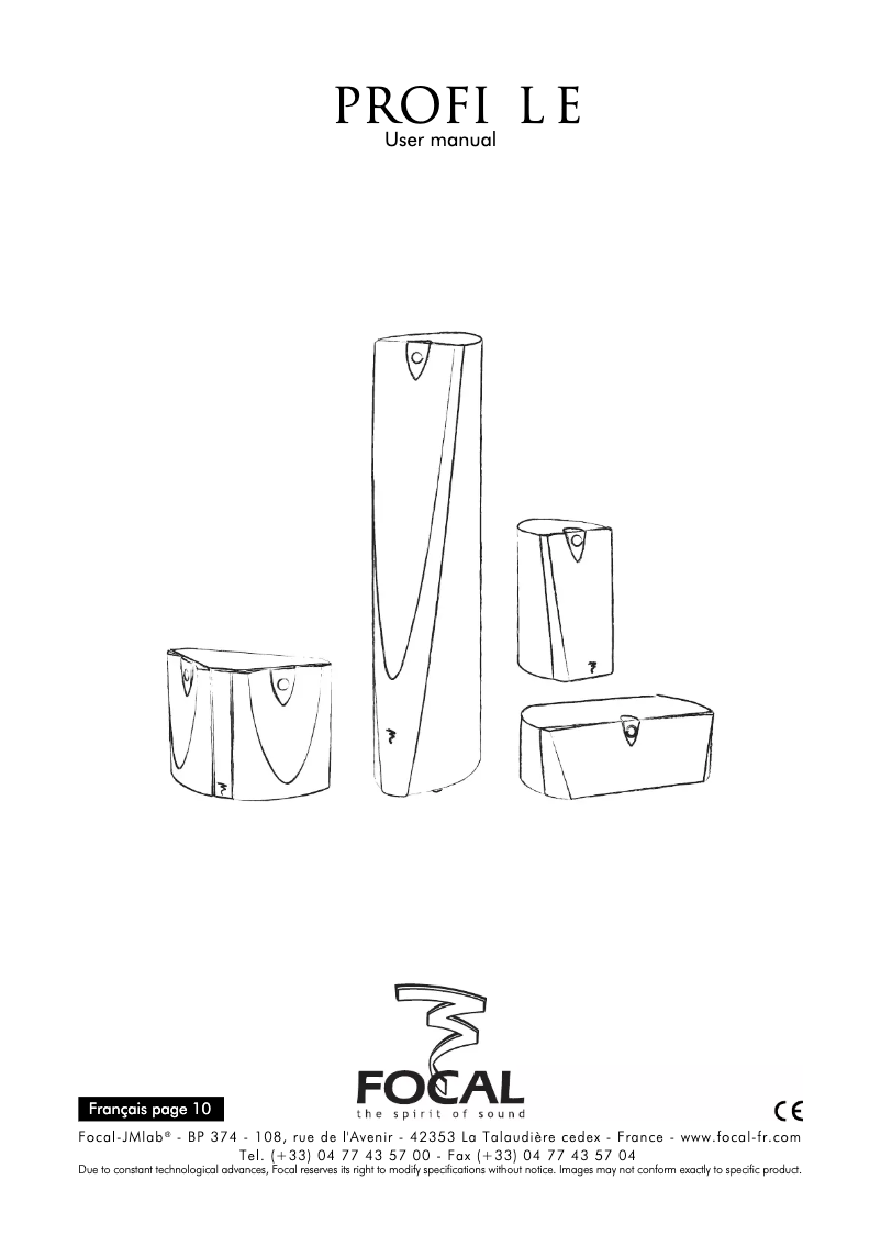 Image de la première page du manuel de l'appareil Profile CC 908