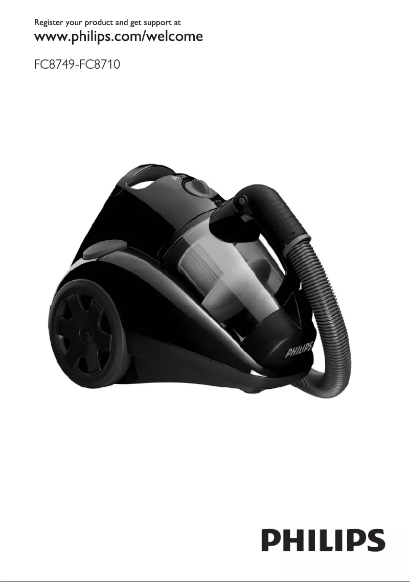 Image de la première page du manuel de l'appareil Performer Expert FC8722