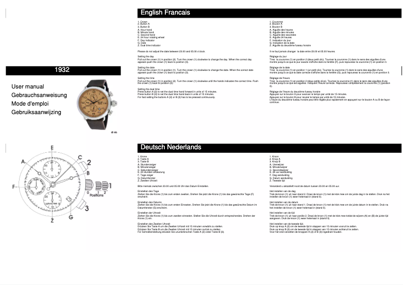 Page n°1 - Manuel utilisateur Davis Franklin 1932