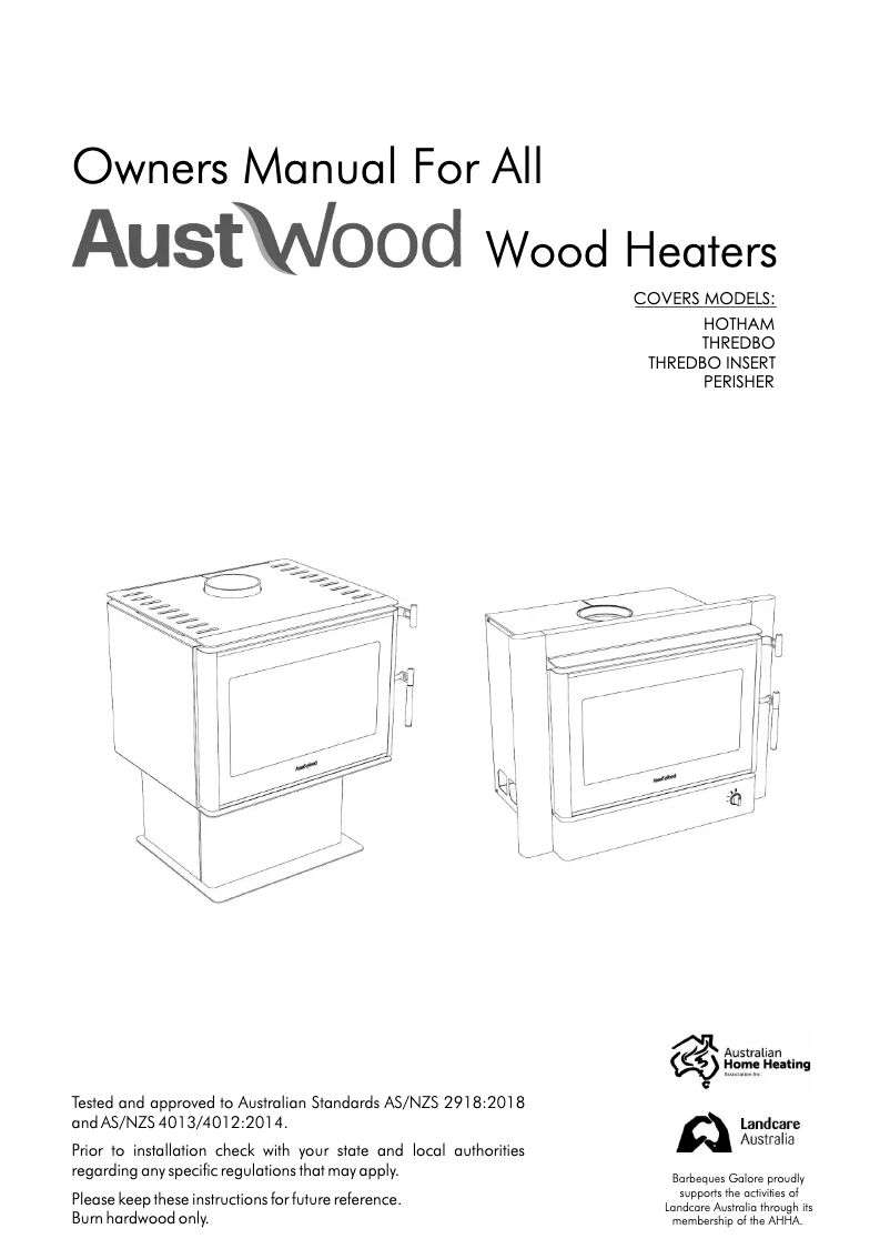 Image de la première page du manuel de l'appareil Thredbo AWTHR23MB