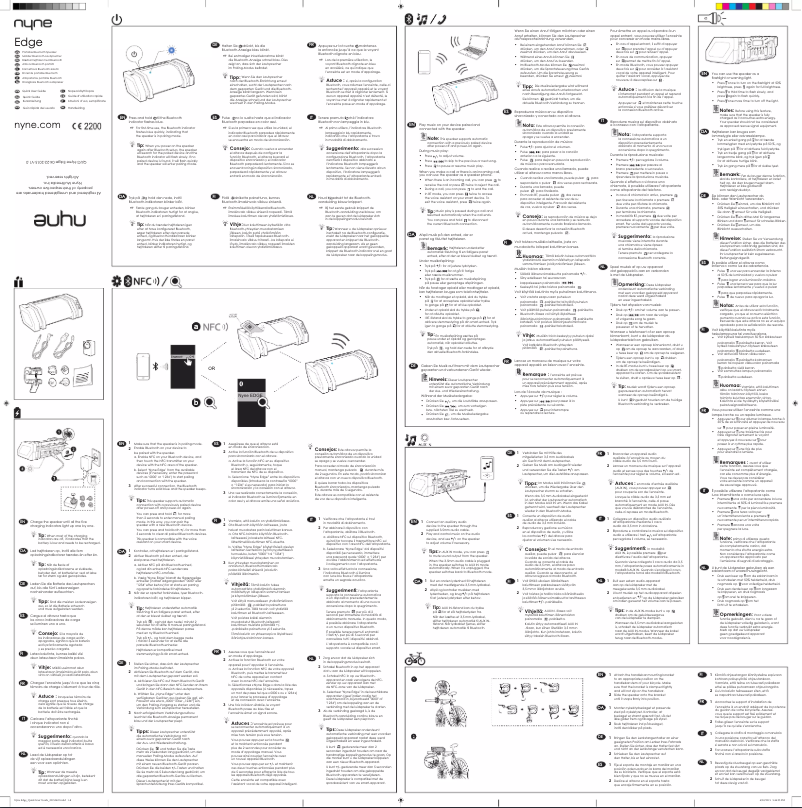 Page n°1 - Manuel utilisateur NYNE Edge