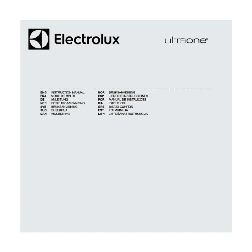 Page n°1 - Manuel utilisateur Electrolux EUO96SBM
