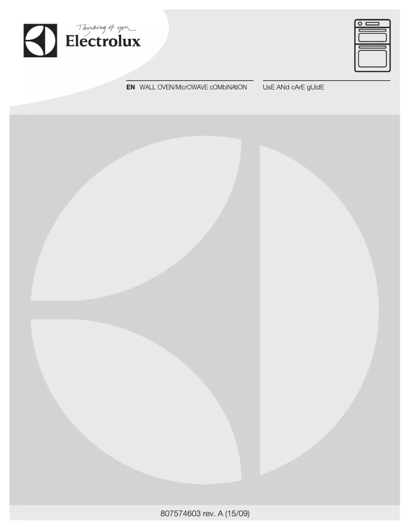 Page n°1 - Manuel utilisateur Electrolux ICON E30MC75PPS