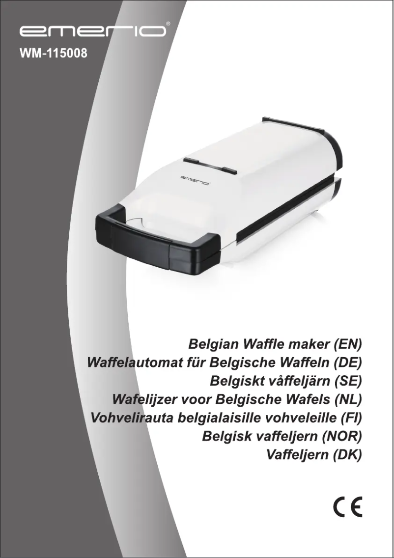 Page 1 de la notice Manuel utilisateur Emerio WM-115008