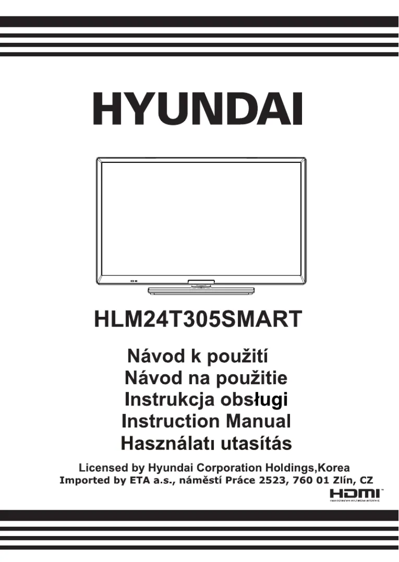 Page 1 de la notice Manuel utilisateur Hyundai HLM 24T305 SMART