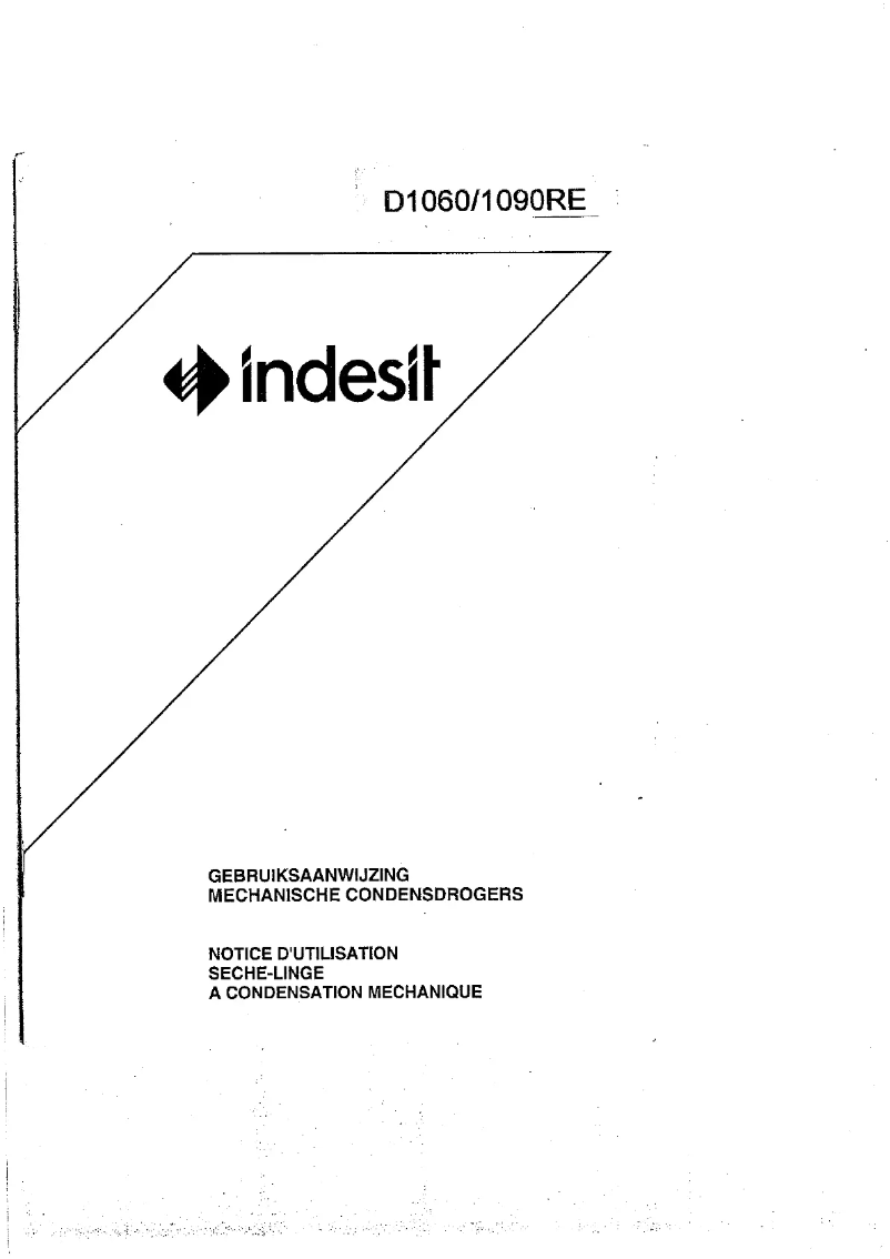 Página 1 del manual Manual de usuario Indesit D 1090 RE