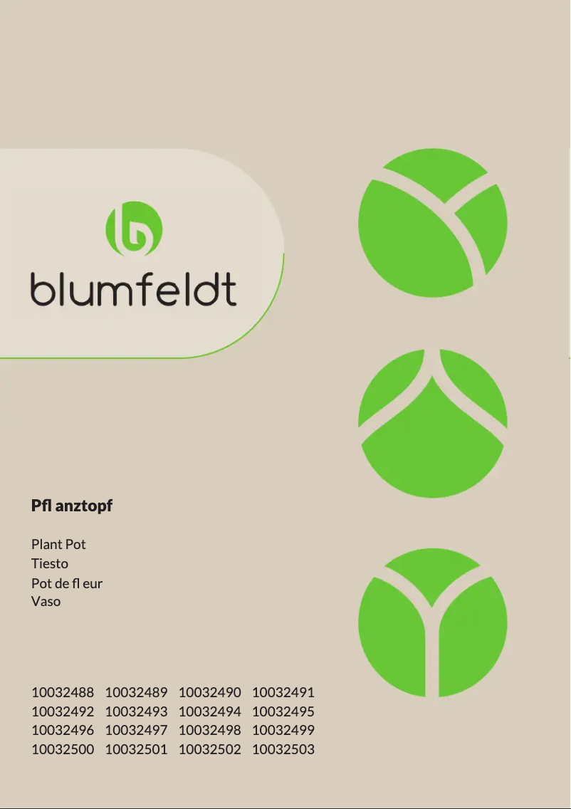 Page 1 de la notice Manuel utilisateur Blumfeldt Airflor