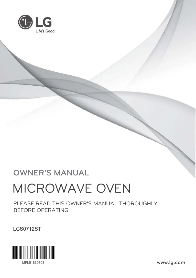 Imagen de la primera página del manual del dispositivo LCS0712ST