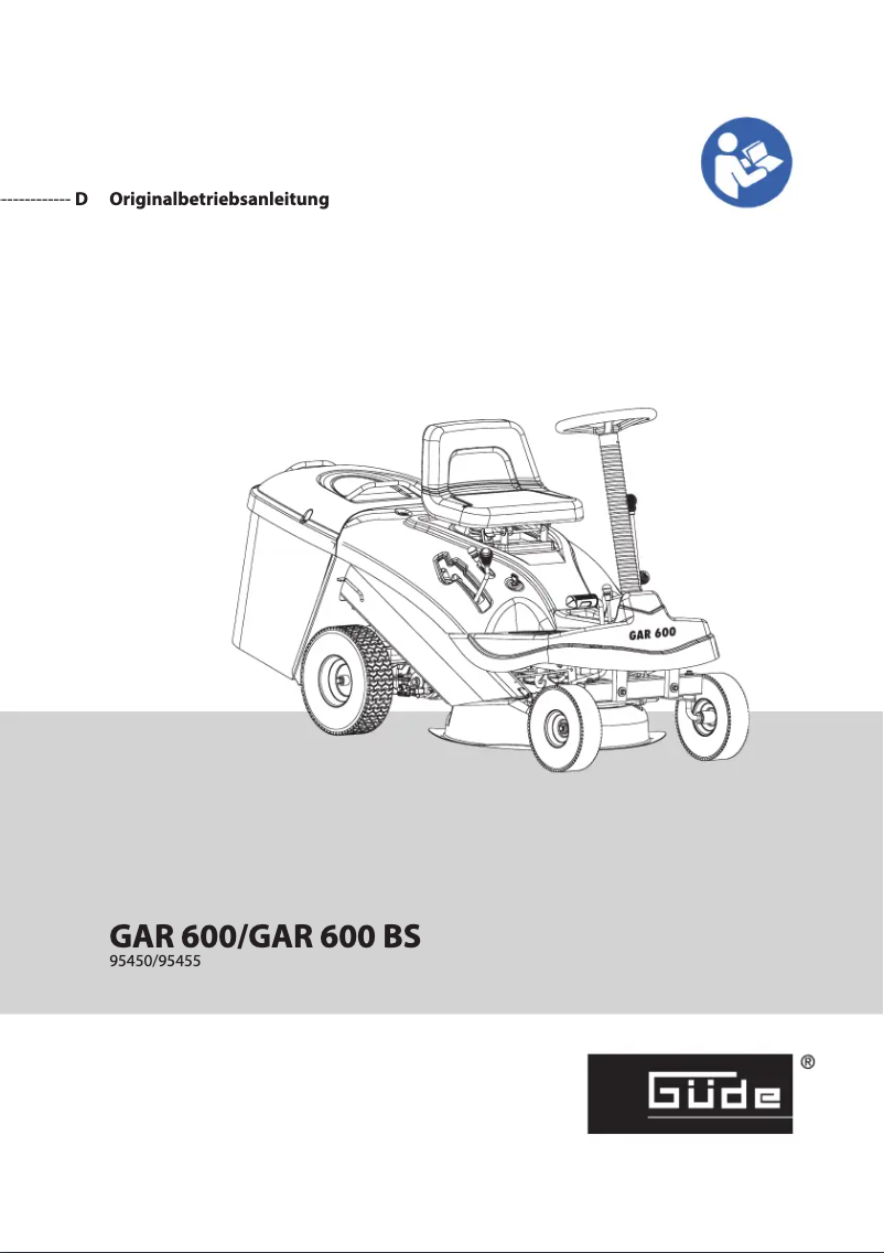 Image de la première page du manuel de l'appareil GAR 600 BS
