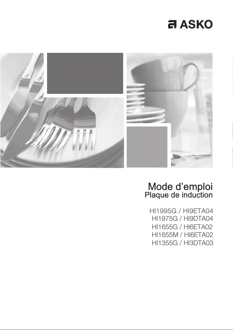 Page n°1 - Manuel utilisateur Asko HI1355G