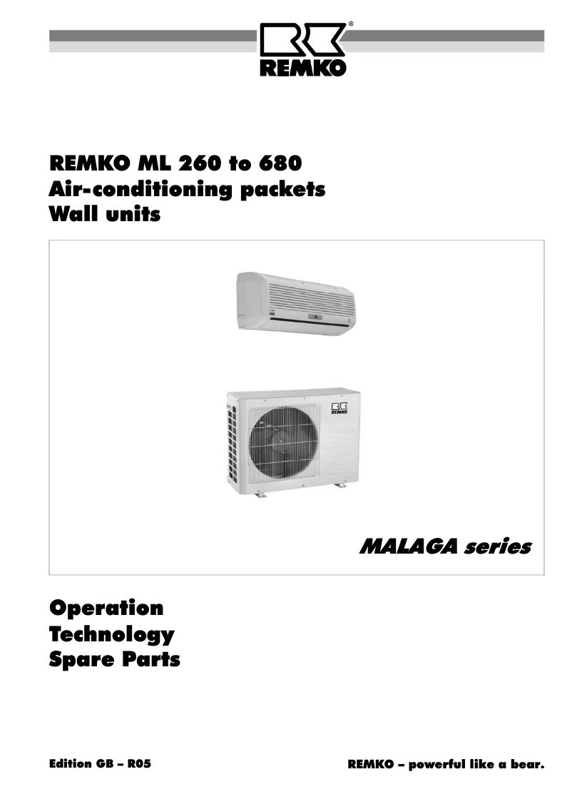 Page 1 de la notice Manuel utilisateur Remko ML520