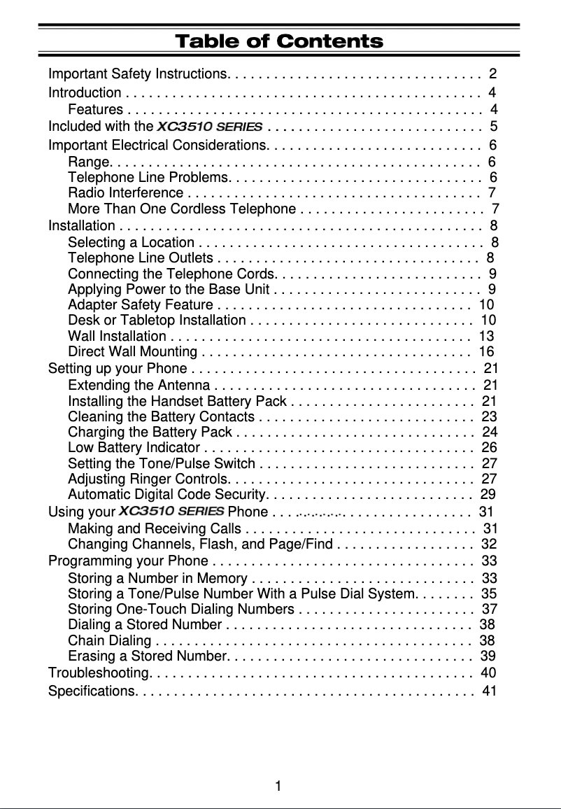 Imagen de la primera página del manual del dispositivo XC 3510