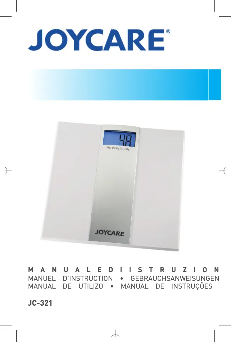 Imagen de la primera página del manual del dispositivo JC-321