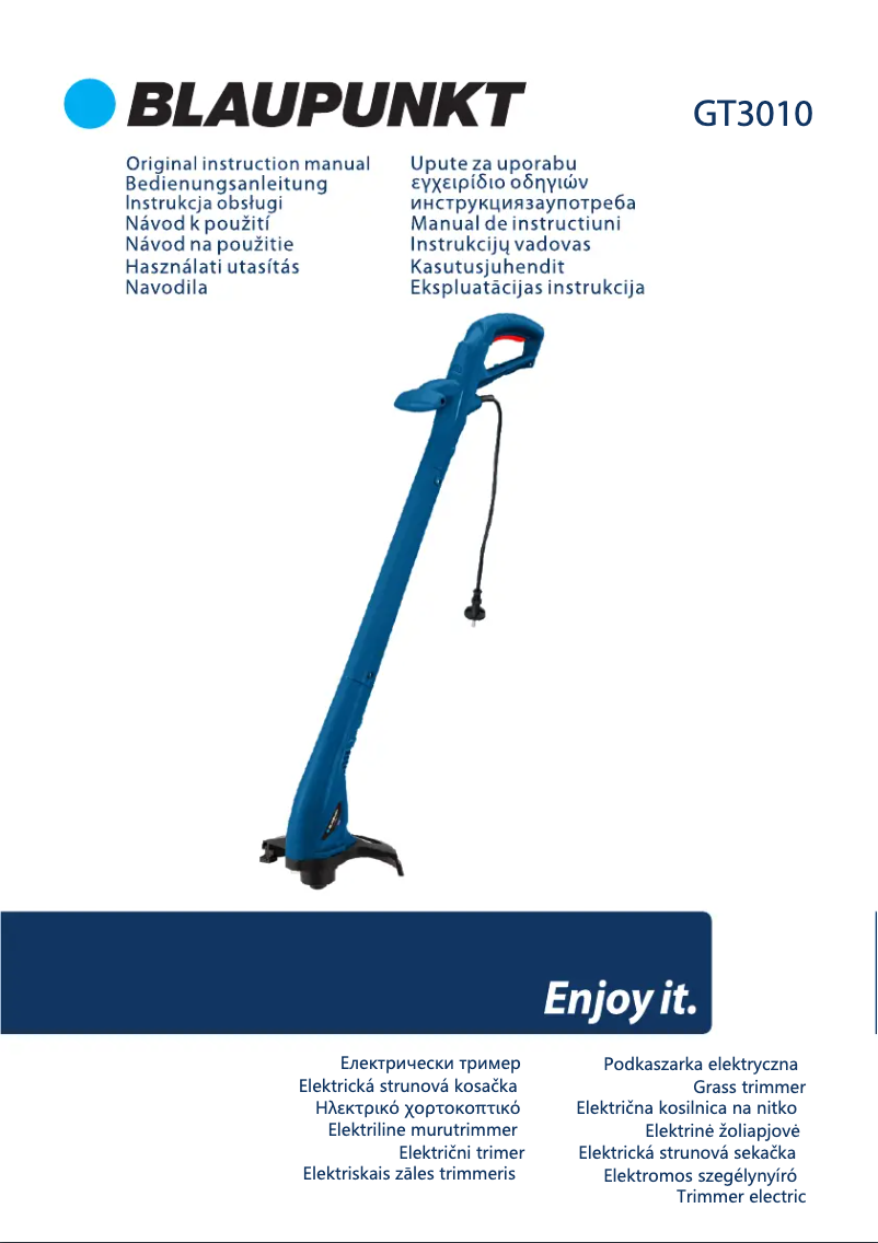 Page n°1 - Manuel utilisateur Blaupunkt GT3010