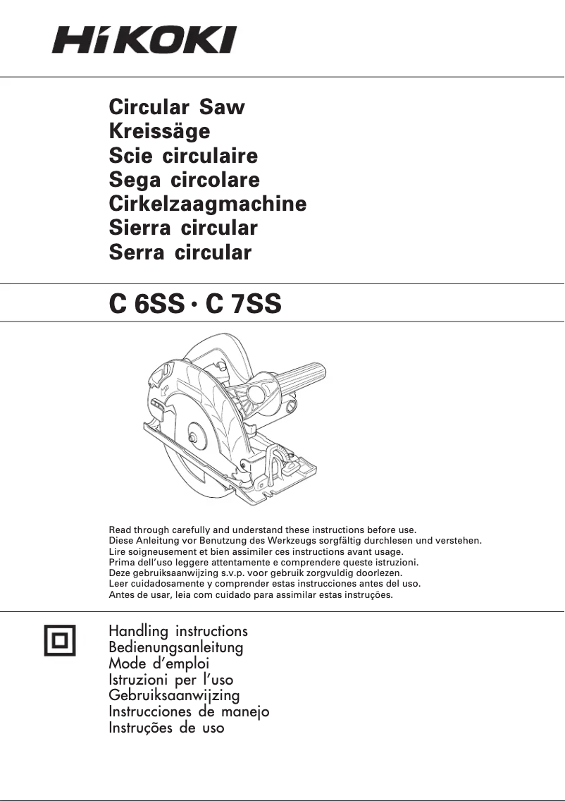First page image of the manual for C6SS