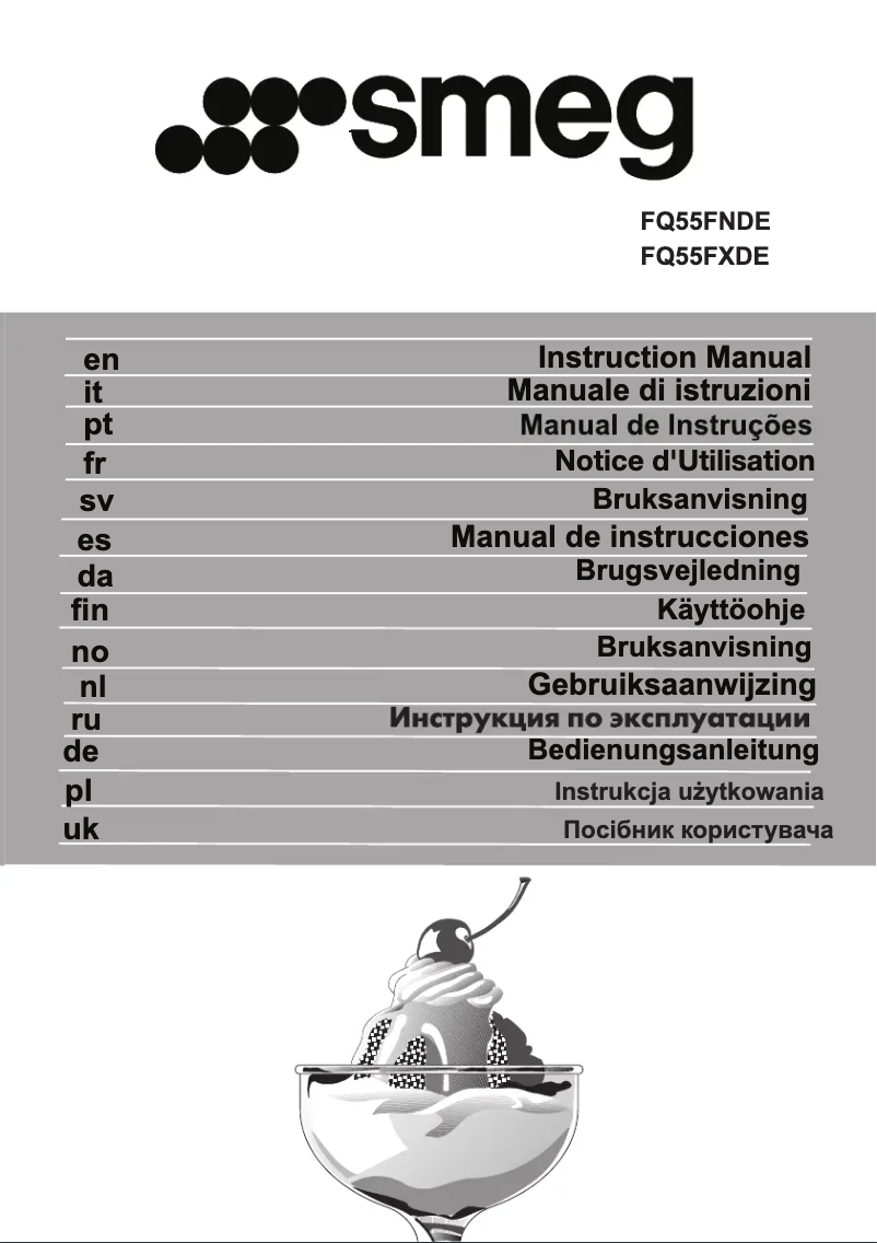 Page n°1 - Manuel utilisateur Smeg FQ55FNDE