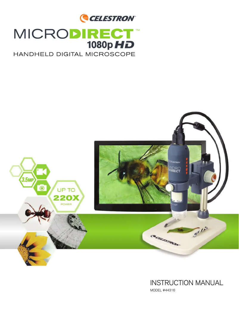 Página 1 del manual Manual de usuario Celestron MicroDirect