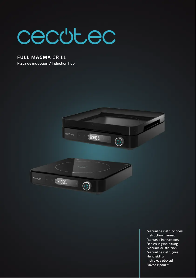 Image de la première page du manuel de l'appareil Full Magma Grill