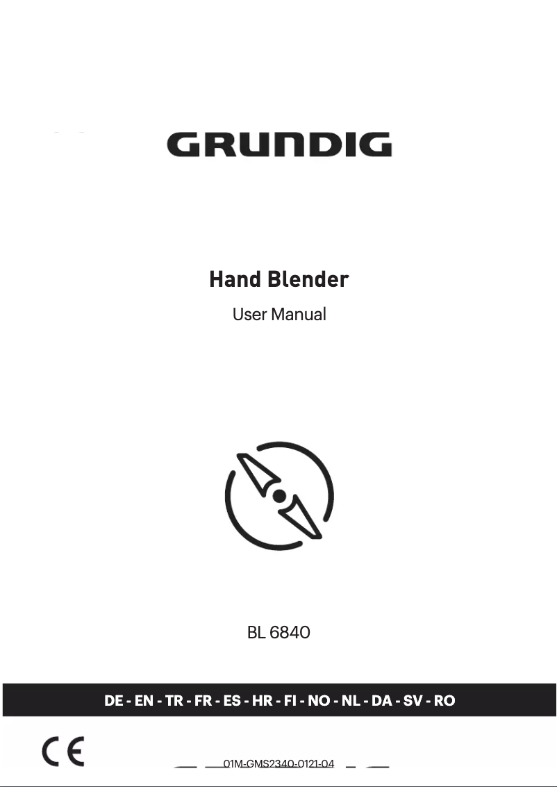 Page 1 de la notice Manuel utilisateur Grundig BL 6840