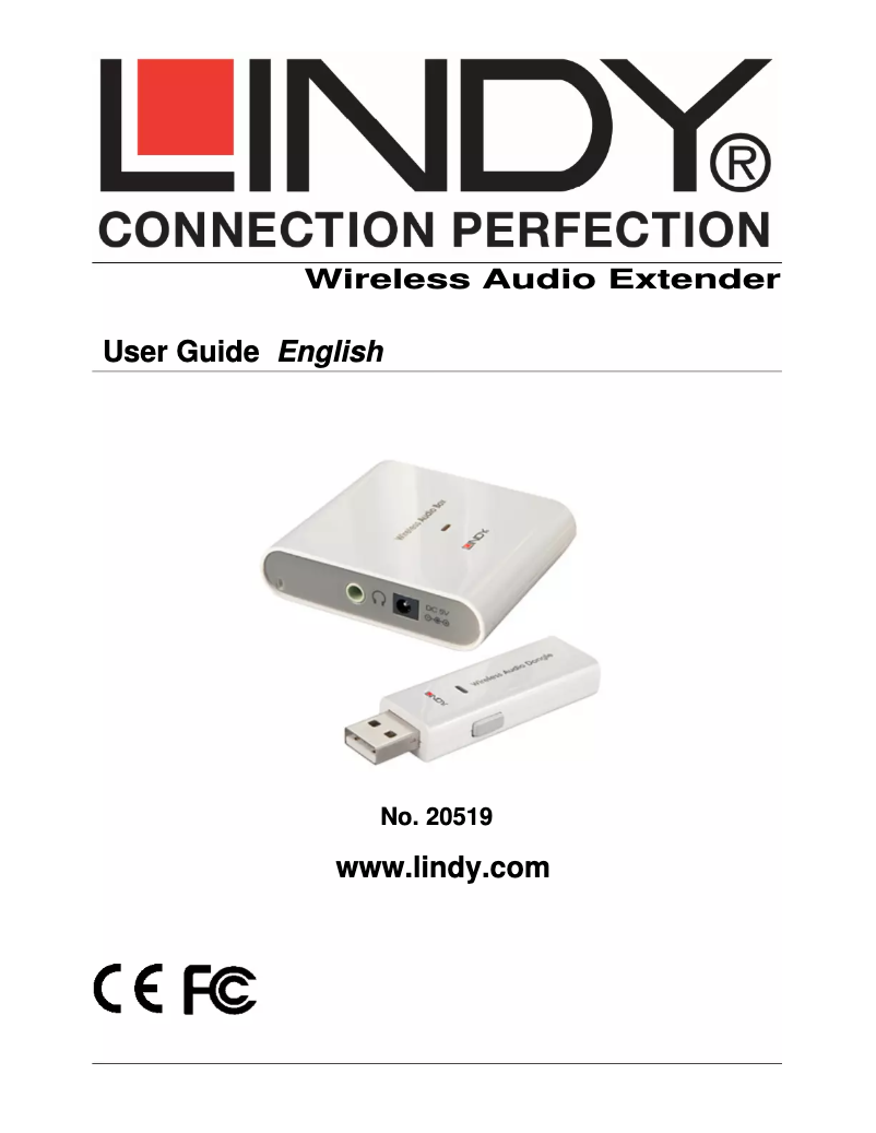Page 1 of the manual User Manual Lindy 20519