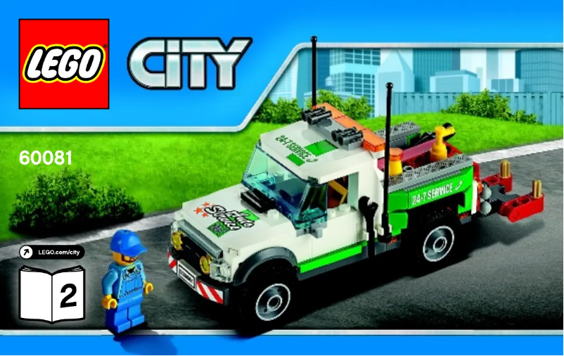Page 1 de la notice Manuel utilisateur Lego City 60081