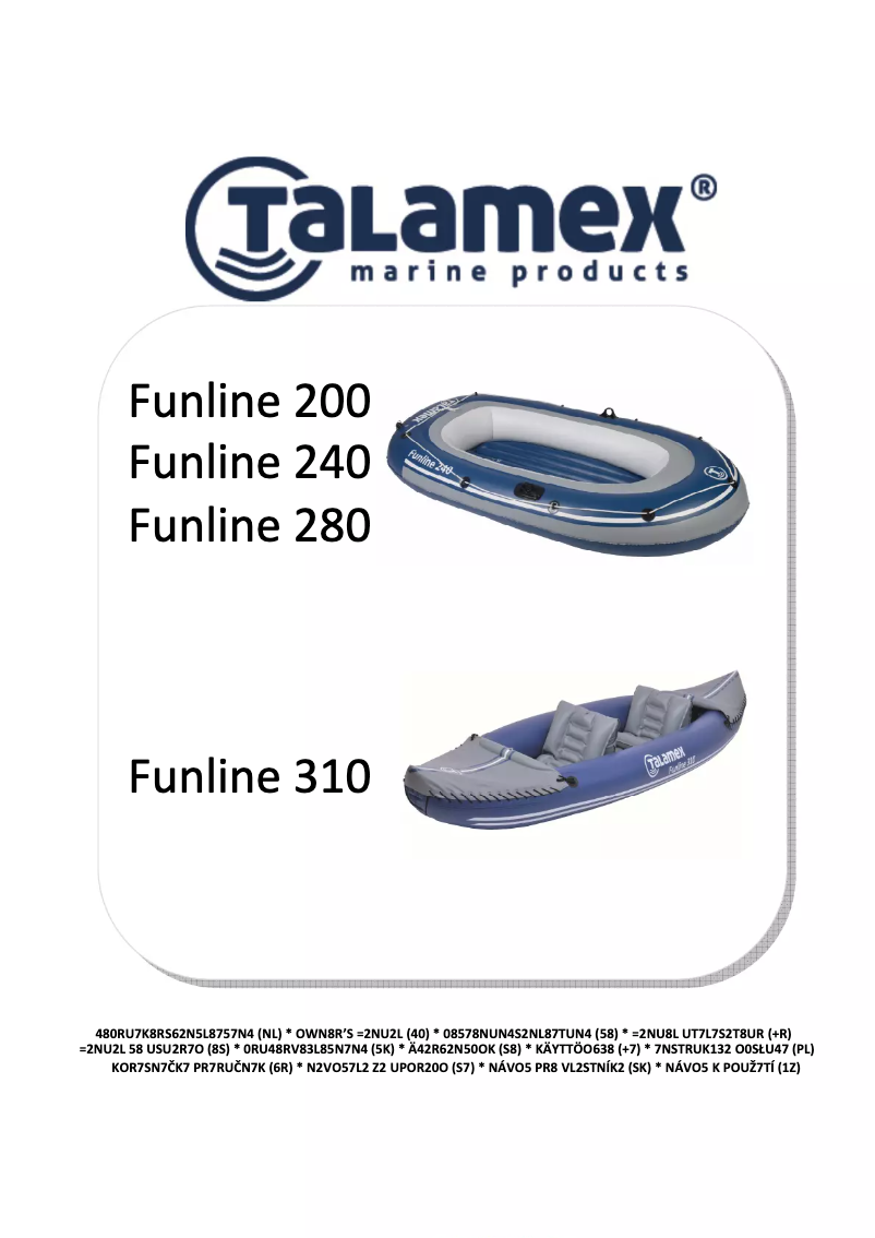 Image de la première page du manuel de l'appareil Funline 310