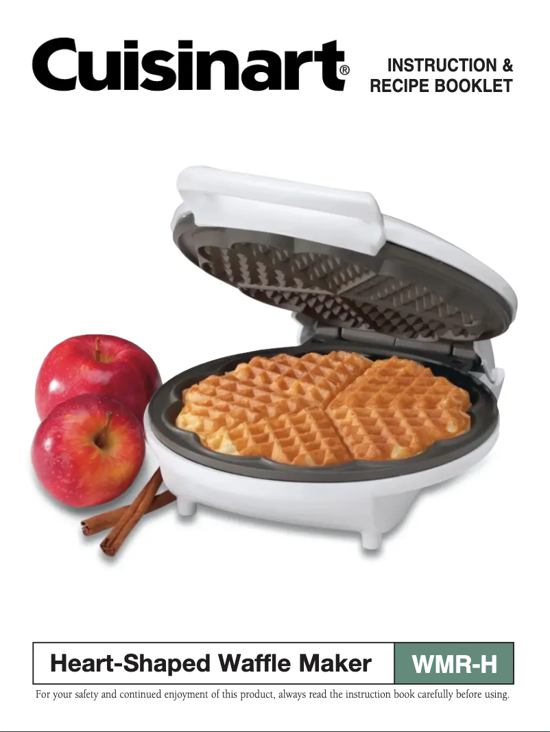 Page 1 de la notice Manuel utilisateur Cuisinart WMR-H
