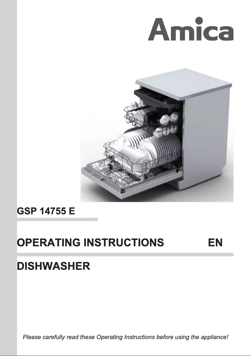 Image de la première page du manuel de l'appareil GSP 14755 E